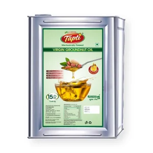 Virgin Groundnut Oil Tin (15 Ltr)